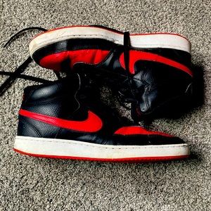 This is a worn shoe still in good shape